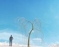 Willow Weeping Winter 3D 모델 