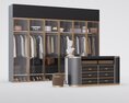 Elegant Walk-In Closet System 02 3D模型