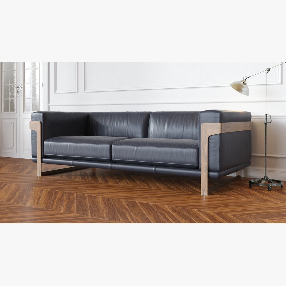 Modern Designer Sofa Modello 3D
