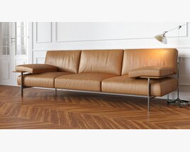 Mid-Century Modern Sofa 3D 모델 