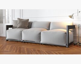 Minimalist Modern Sofa Modelo 3D