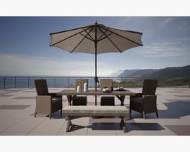 Outdoor Furniture 03 3D-Modell