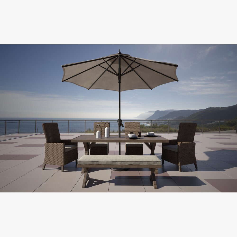 Outdoor Furniture 03 3D-Modell