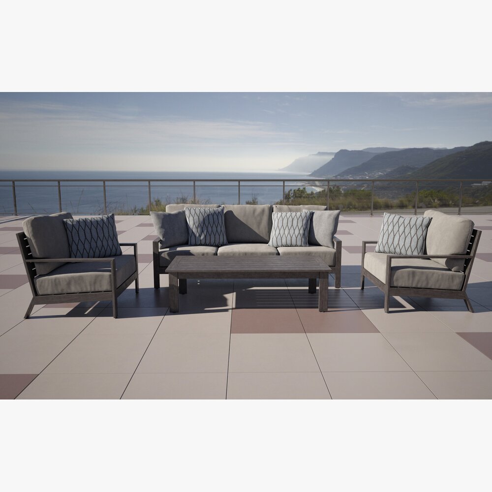 Outdoor Furniture 04 3D-Modell