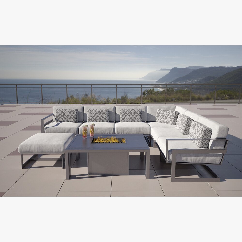 Outdoor Furniture 06 3D-Modell