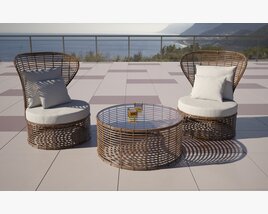 Outdoor Furniture 07 3D-Modell