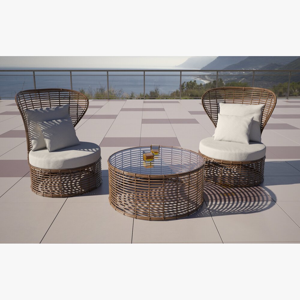 Outdoor Furniture 07 3D model