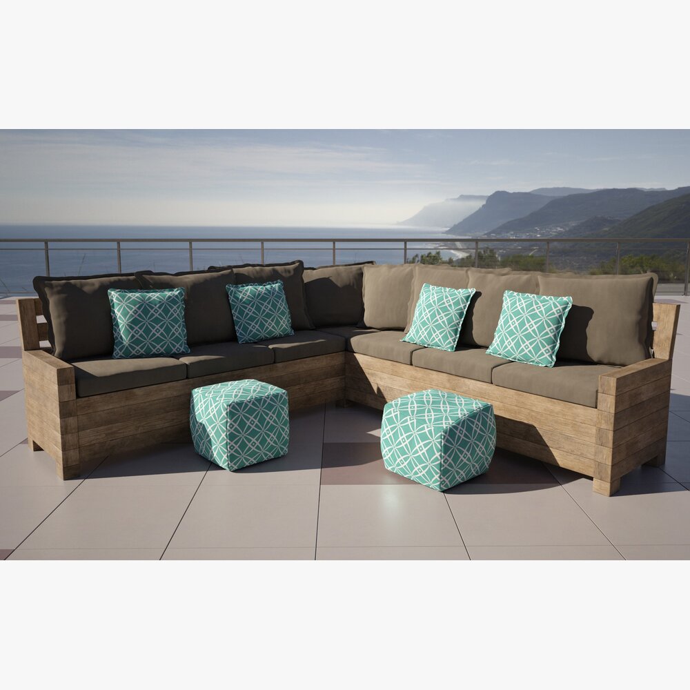 Outdoor Furniture 17 3D-Modell