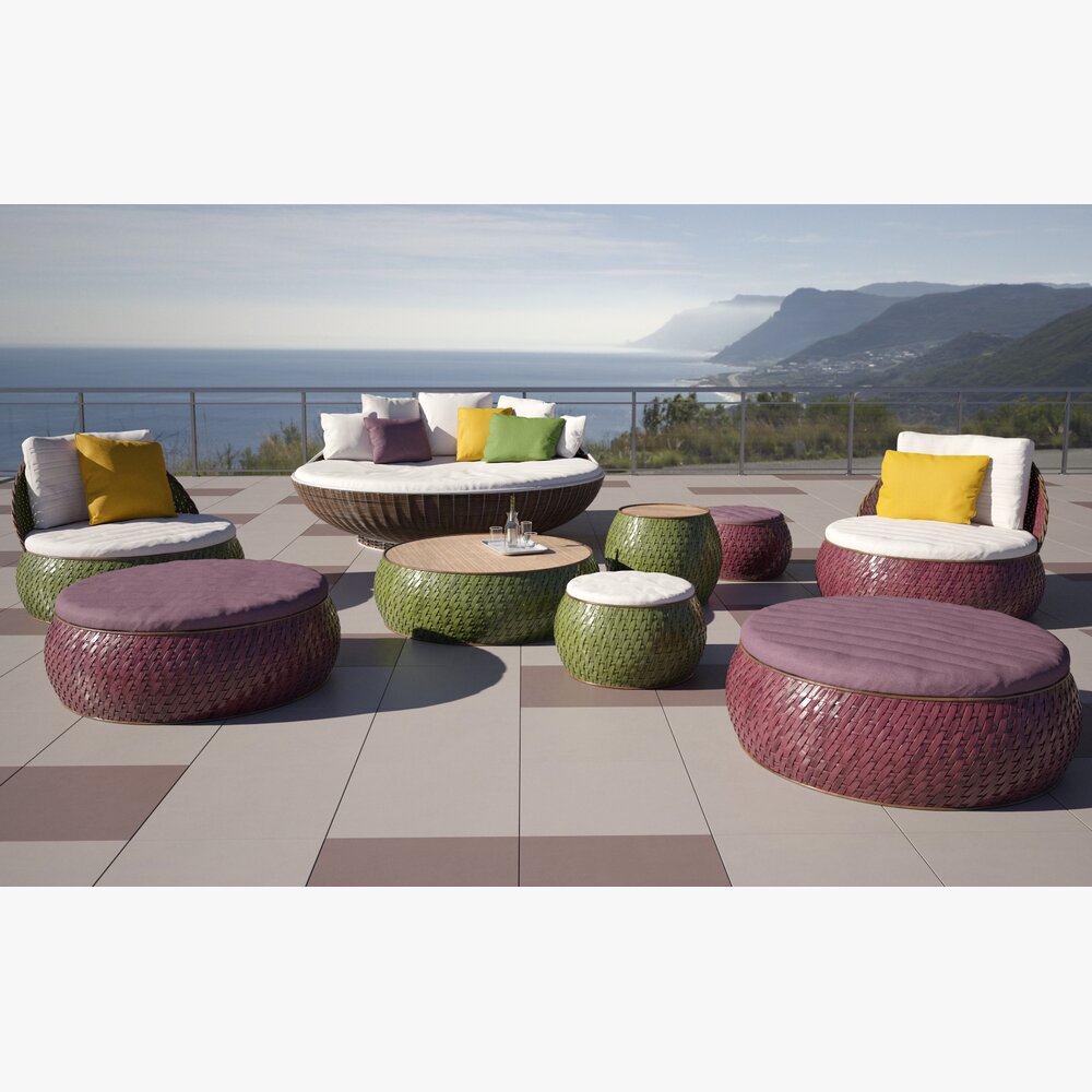 Outdoor Furniture 24 3D模型