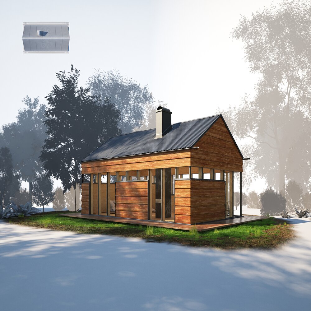 House 02 3D модель