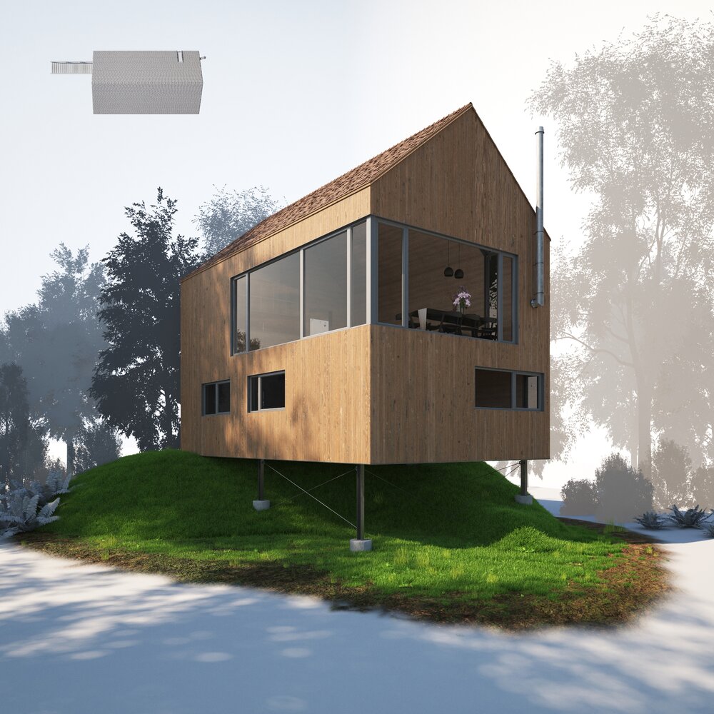 House 11 3D 모델 