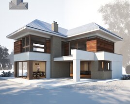 House 17 3D 모델 