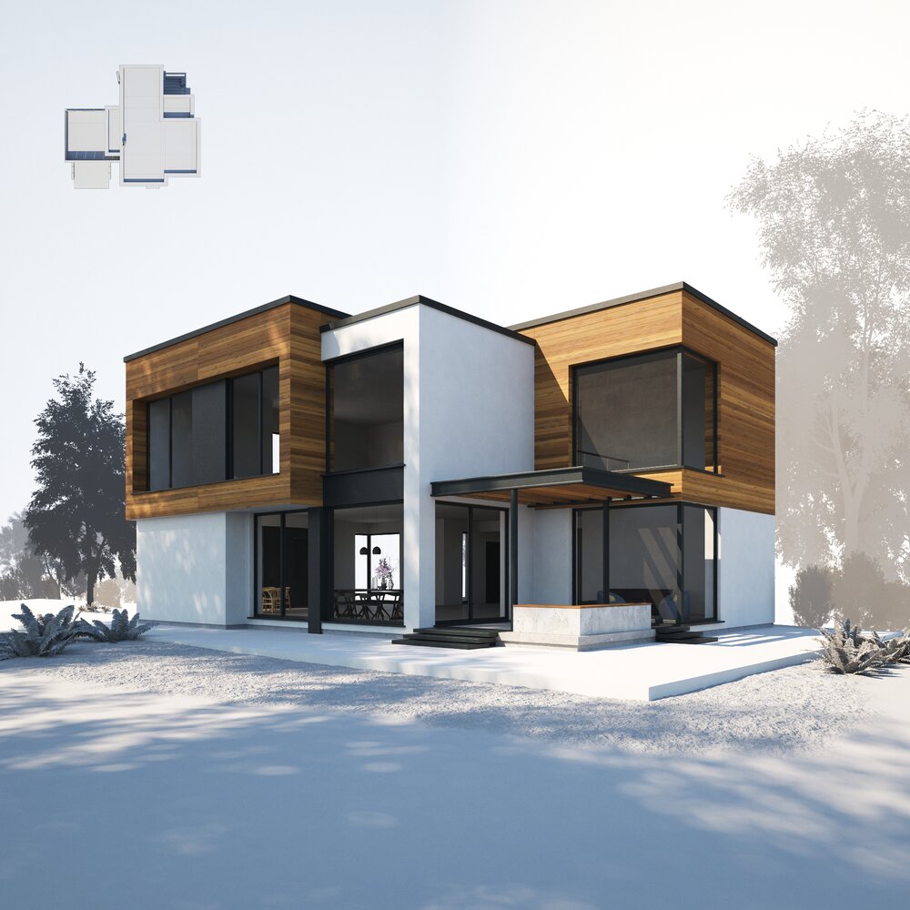 House 22 3D 모델 