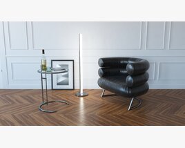 Living Room Set 09 3D-Modell
