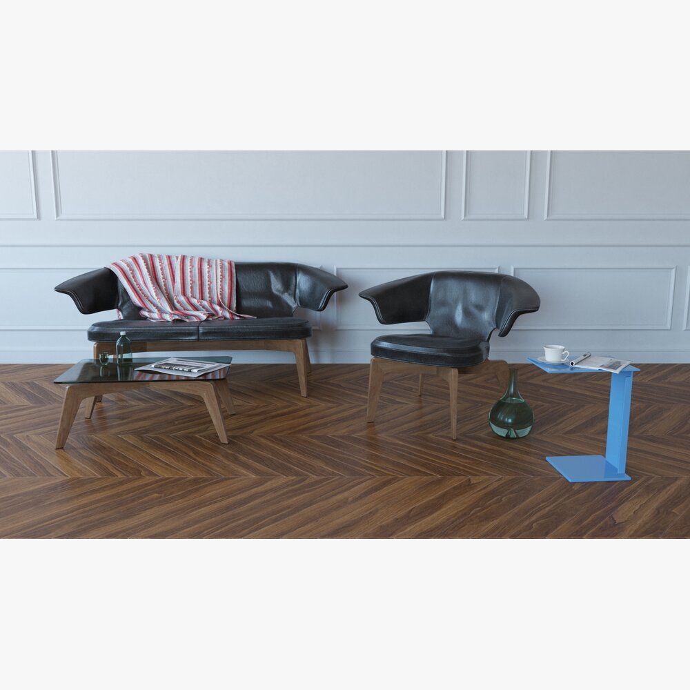 Living Room Set 16 3D модель