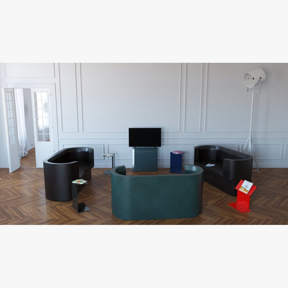 Living Room Set 17 3D модель
