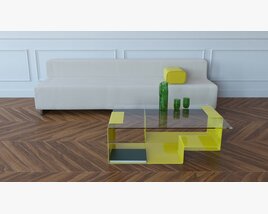 Living Room Set 29 3D-Modell