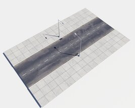 Modular Road 02 Modello 3D