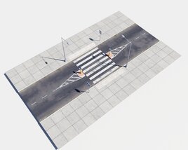 Modular Road 06 3D модель