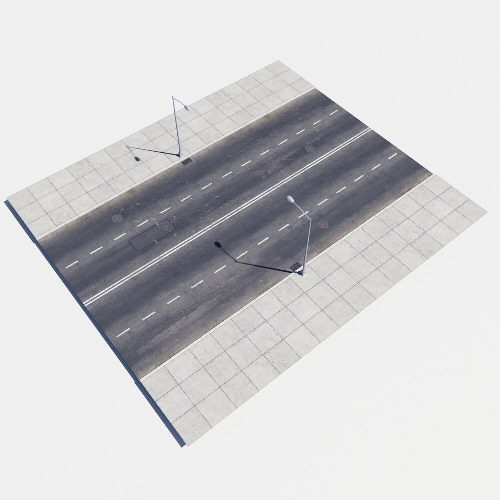 Modular Road 08 3D модель