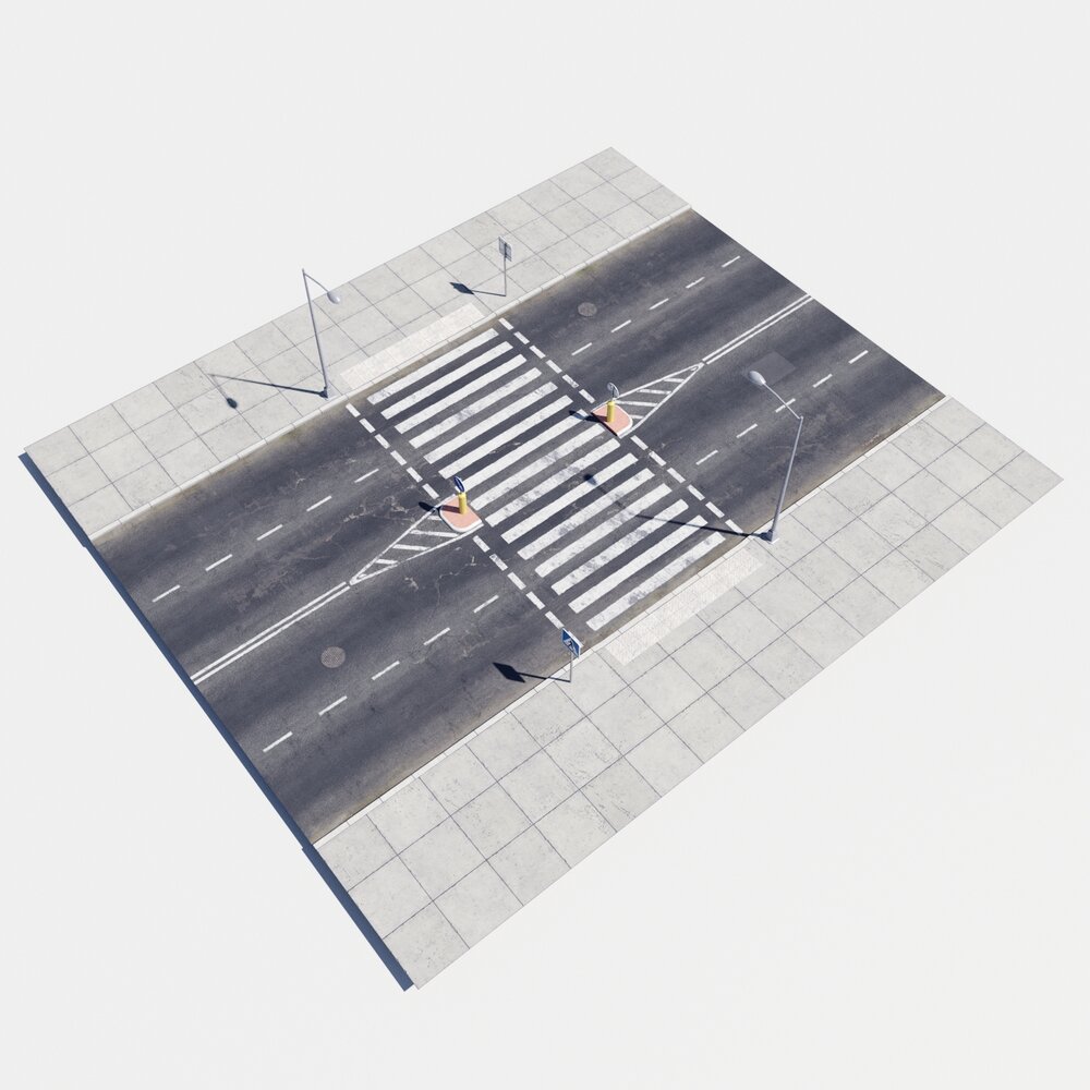 Modular Road 10 3D model