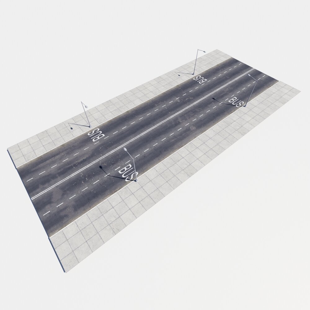 Modular Road 12 3Dモデル