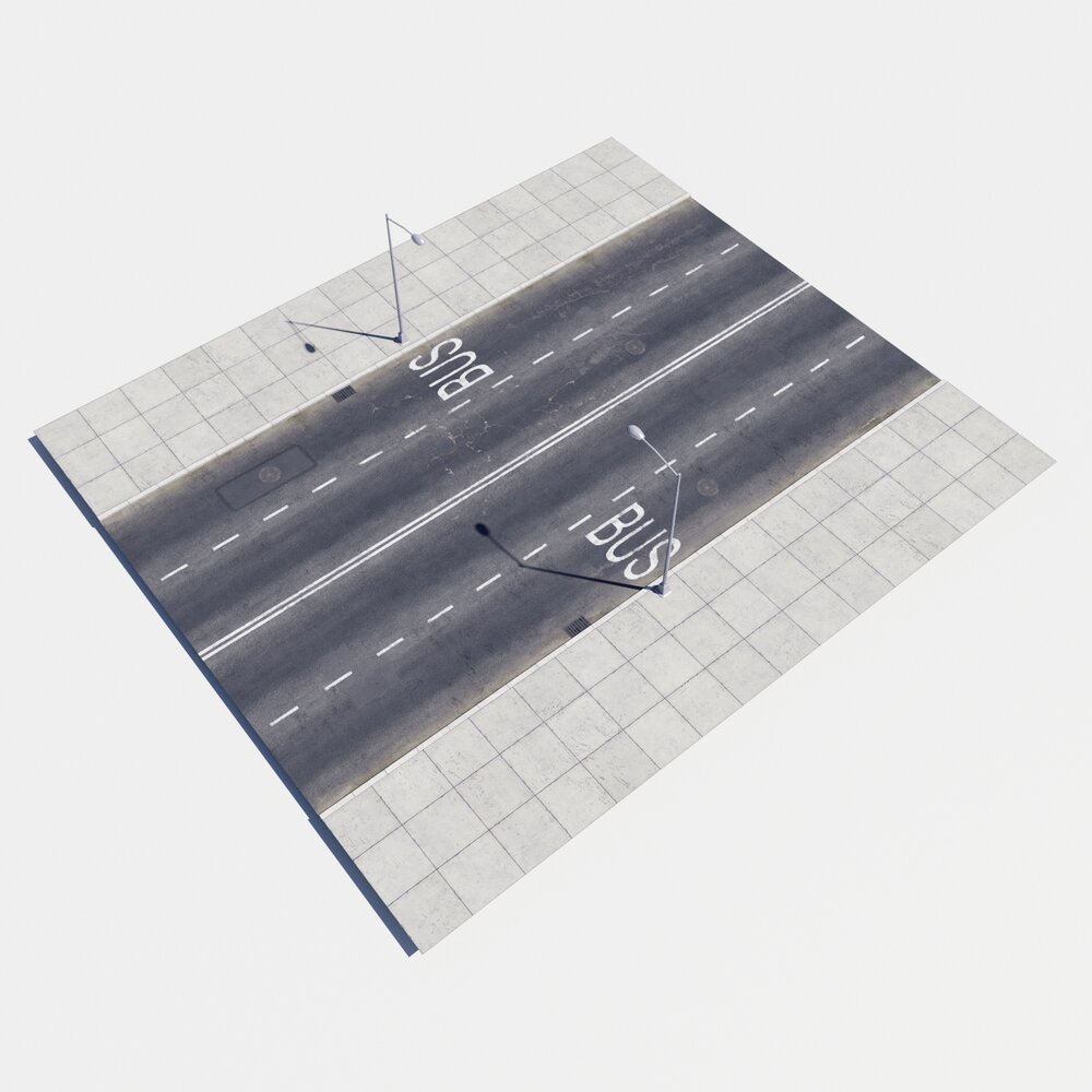 Modular Road 13 3Dモデル