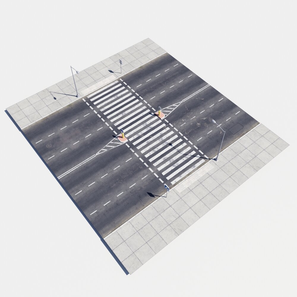 Modular Road 18 Modèle 3D