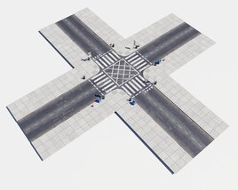 Modular Road 23 3D model
