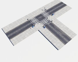 Modular Road 24 3D 모델 