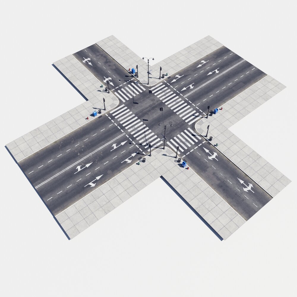 Modular Road 26 Modèle 3D