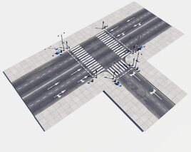 Modular Road 27 3D 모델 