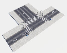 Modular Road 29 3D model