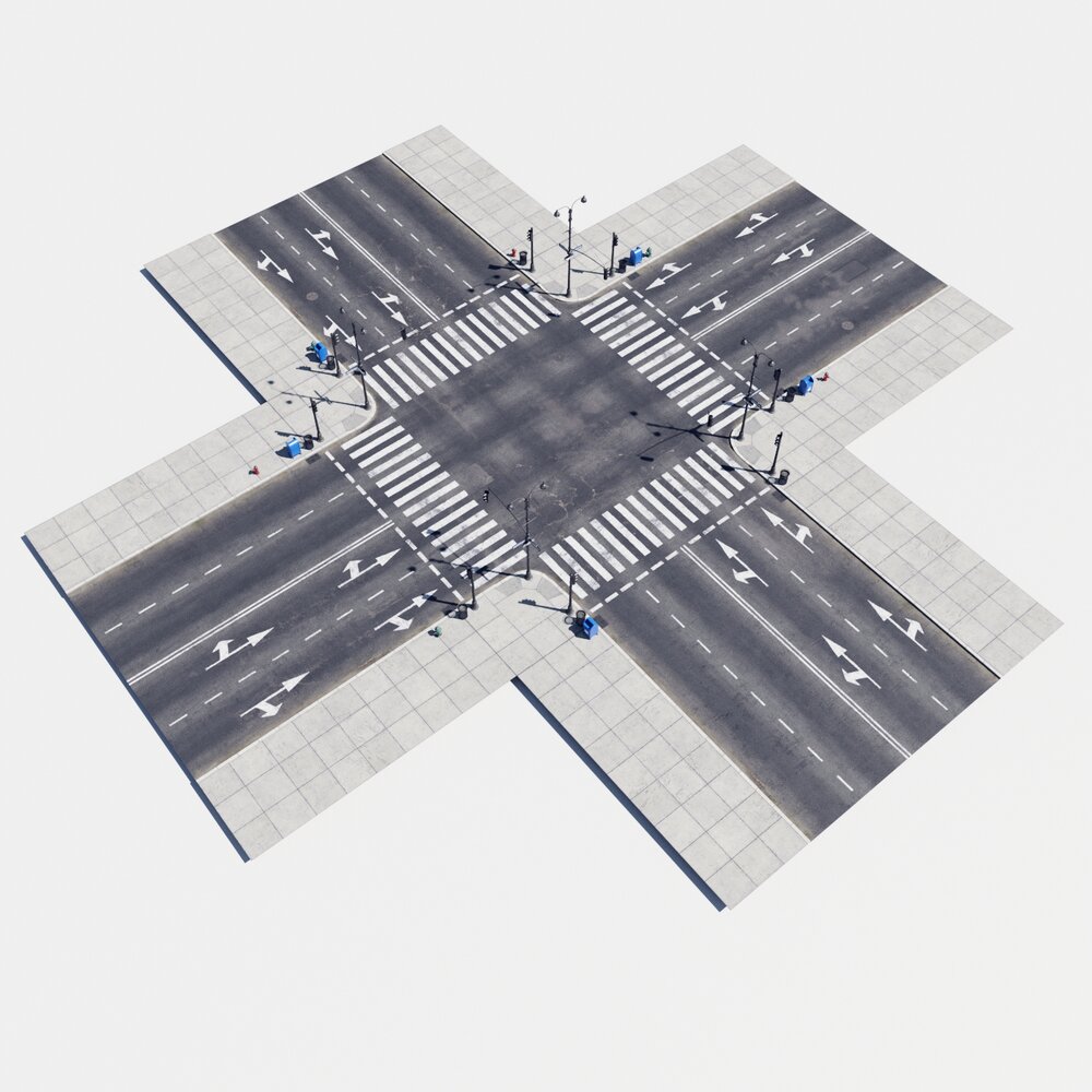 Modular Road 31 3Dモデル
