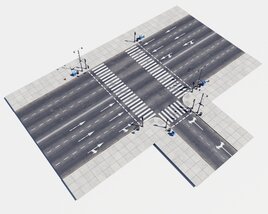 Modular Road 35 3D 모델 