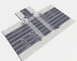 Modular Road 36 3D 모델 