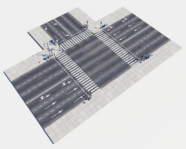 Modular Road 40 3Dモデル