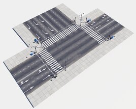 Modular Road 41 3D 모델 