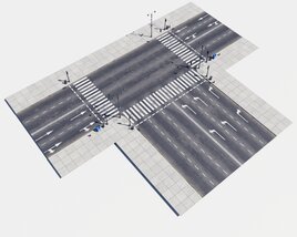 Modular Road 42 3Dモデル
