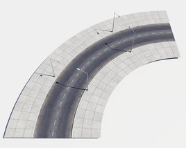 Modular Road 46 3D 모델 