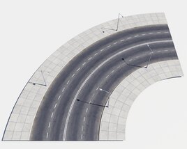 Modular Road 48 3D model