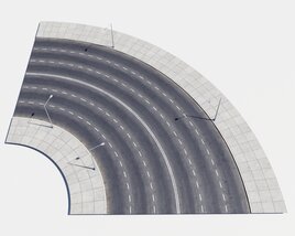 Modular Road 51 3D 모델 