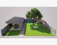 Modern Backyard 11 3D模型