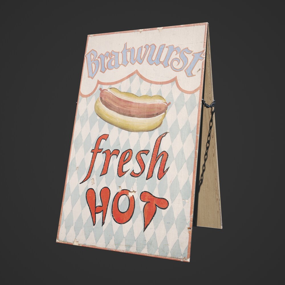 Advertising Stand 02 3D model