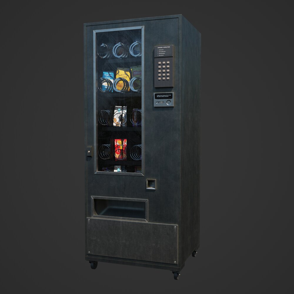 Vending Machine 3D 모델 