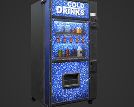 Beverages Vending Machine 3Dモデル