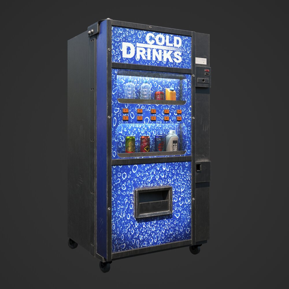 Beverages Vending Machine Modello 3D