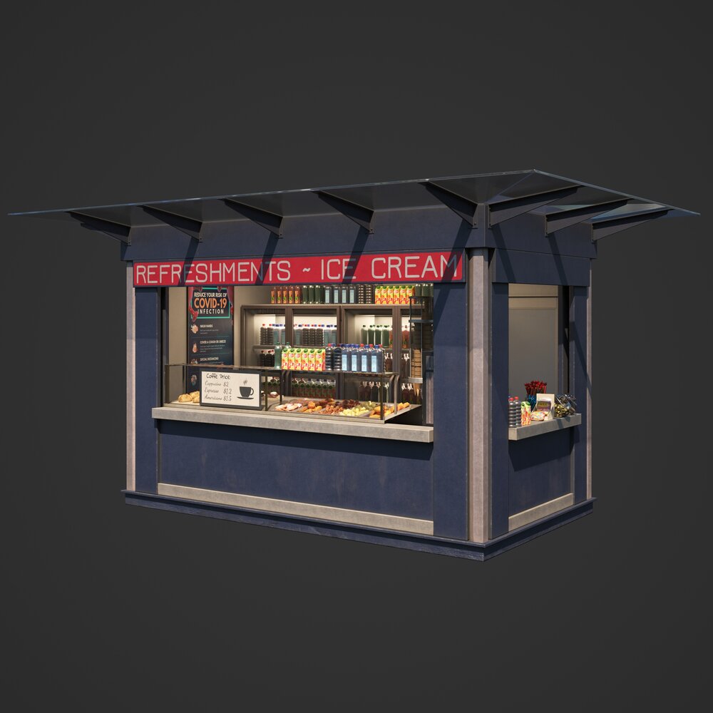 Kiosk 3D модель