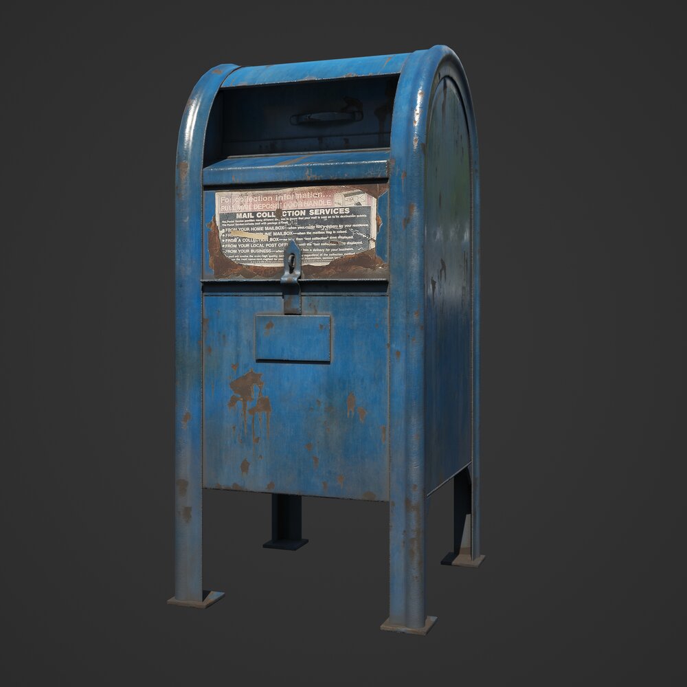 Post Box 02 3Dモデル