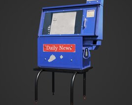 Newspaper Box 03 Modelo 3D